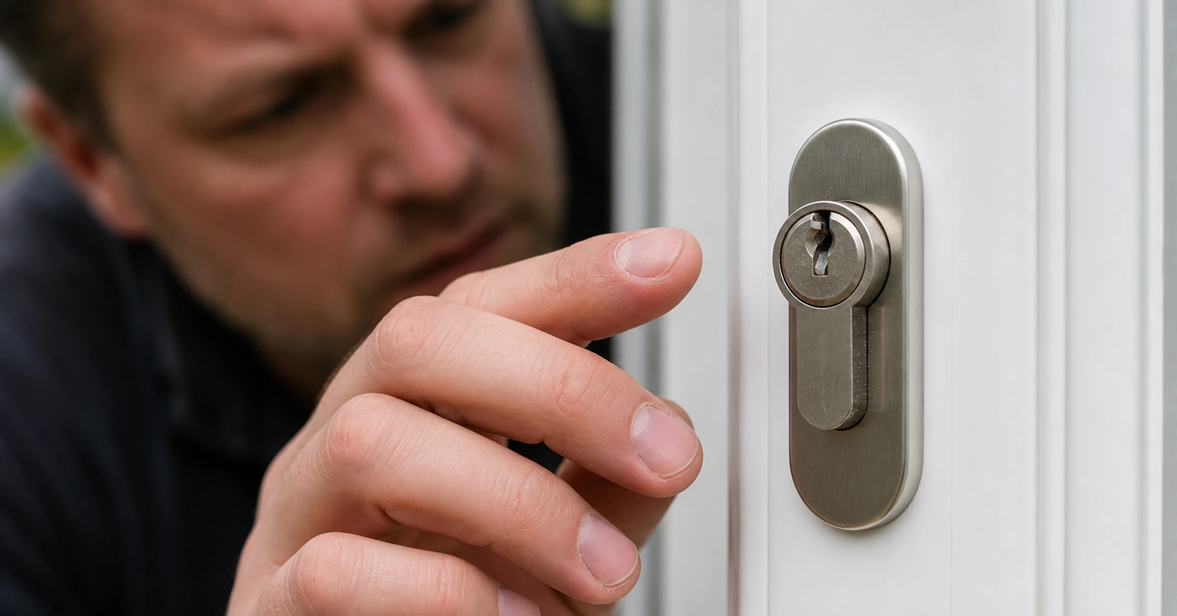 broken key in door lock
